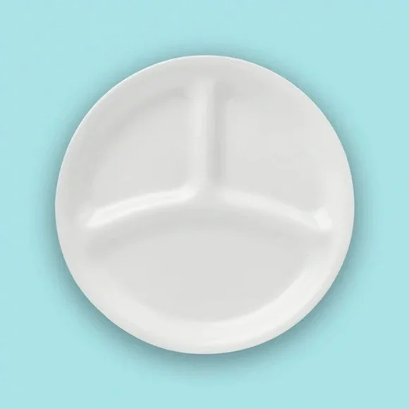 Corelle- New Set of 16 Corelle Winter White Frost, Divided Plates Lunch & Dinner - Picture 2 of 10